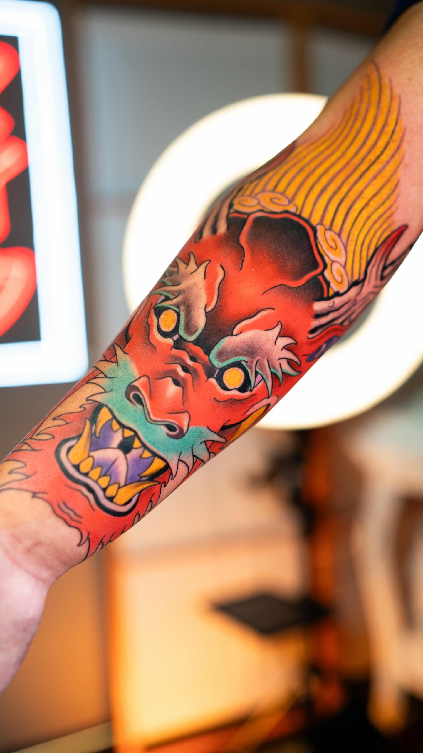 Tattoo de Dragón estilo oriental