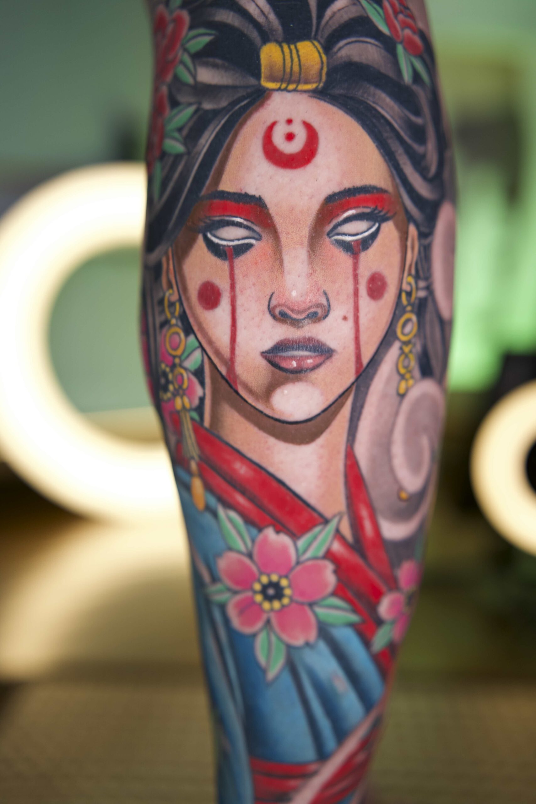 Geisha para pierna completa