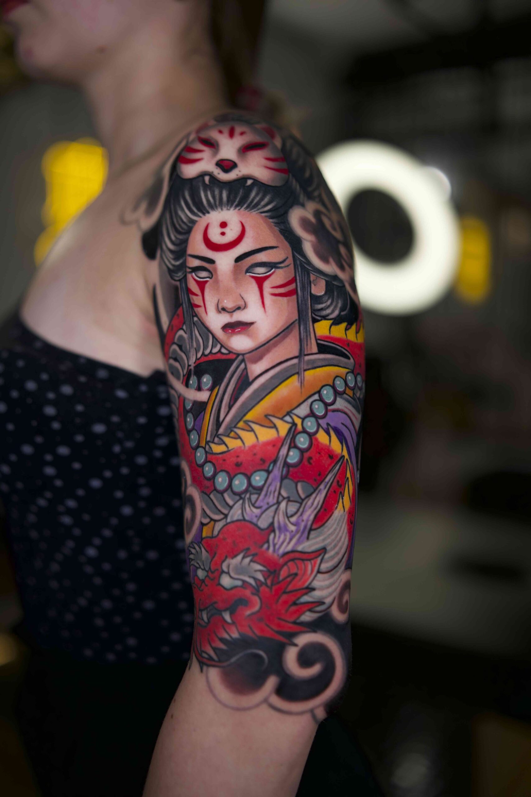 Geisha oriental brazo completo